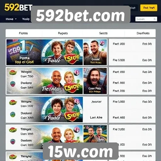 Jogos populares disponíveis no 592bet.com